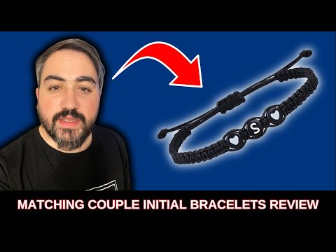 Matching Couple Initial Bracelets Review