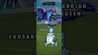 GUARDIAN QUEEN vs FROSKRYX 💥 EPIC BATTLE | DYNAMONS WORLD GAMEPLAY #SHORTS
