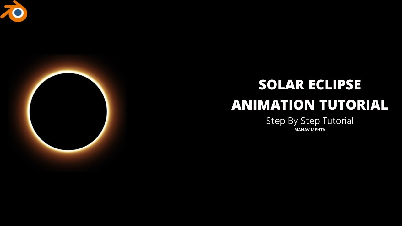 Solar Eclipse Animation Tutorial in Blender | Under 4 Minutes I Lets Animate 