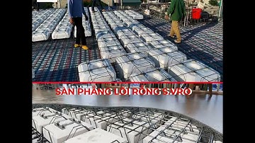 Thi công coffa tạo rỗng sàn phẳng lõi rỗng S.VRO