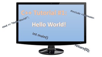 C++ Tutorial #1: Hello World