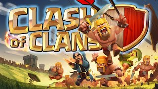 : Clash of clans | My first Clan war | live