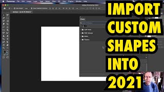 Import Custom Shapes Into Photoshop | How To | Load Add | Quick Presets | Graphicxtras