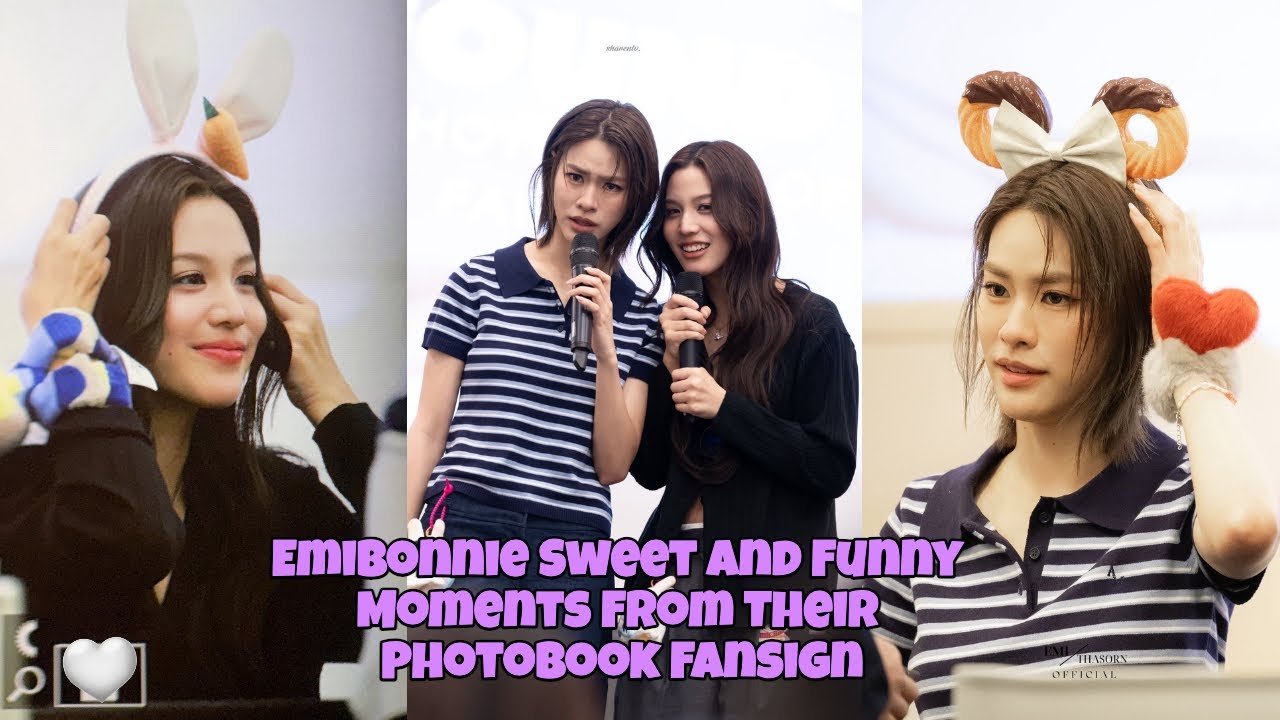 EmiBonnie Sweet and Funny Moments From Their Photobook Fansign