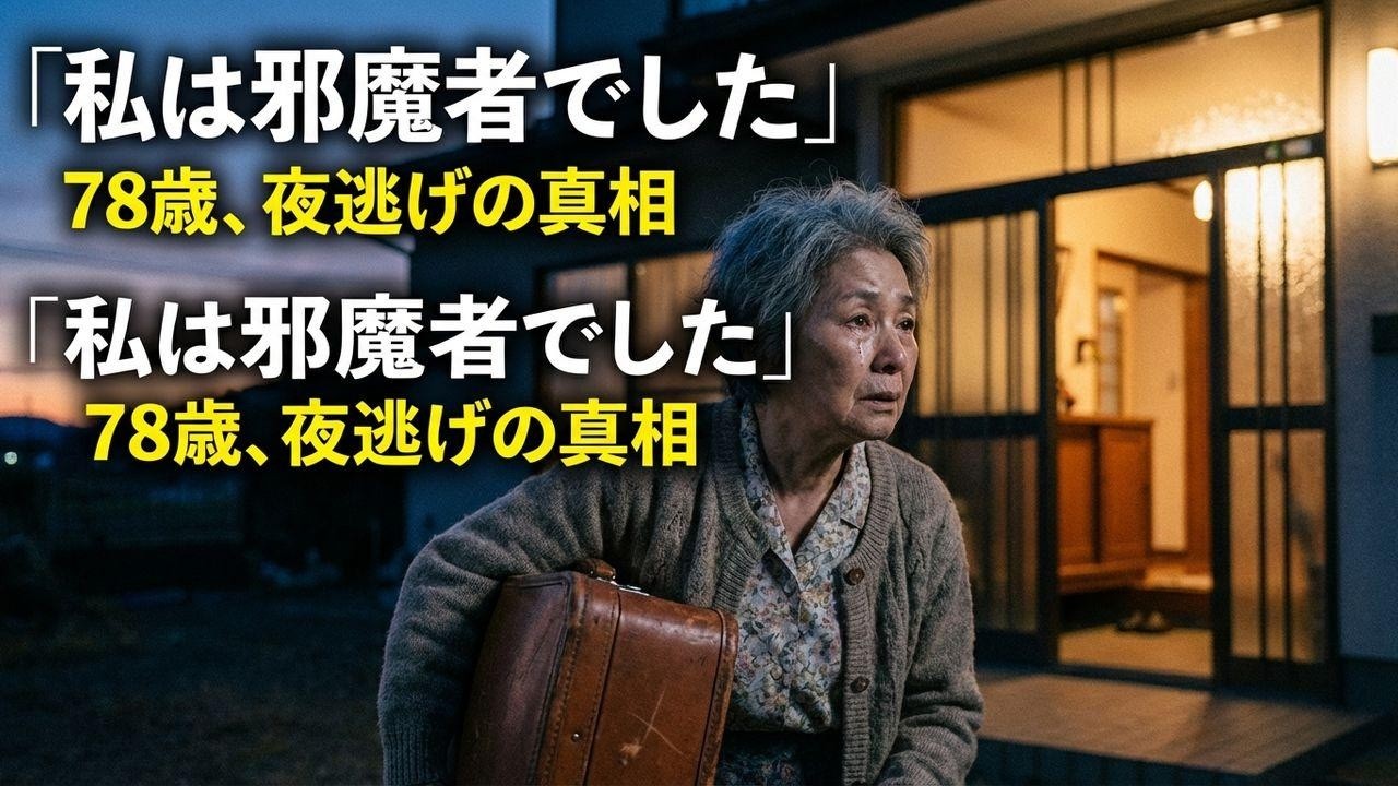 「お母さんが邪魔」娘夫婦の本音。78歳で家を捨てた母の逆転人生
