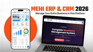 Best ERP & CRM Software for Small Business in 2026 | Mehi ERP Full  Overview screenshot 1