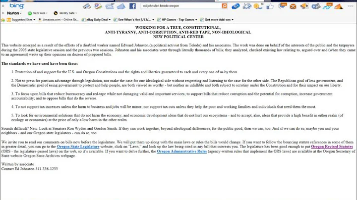 Further harassment from City of Toledo Chief of Po...