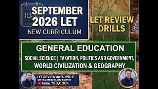 GENERAL EDUCATION SEPTEMBER 2026  GEOGRAPHY, GOVERNMENT,  POLITICS SOCIAL STUDIES  LET REVIEW