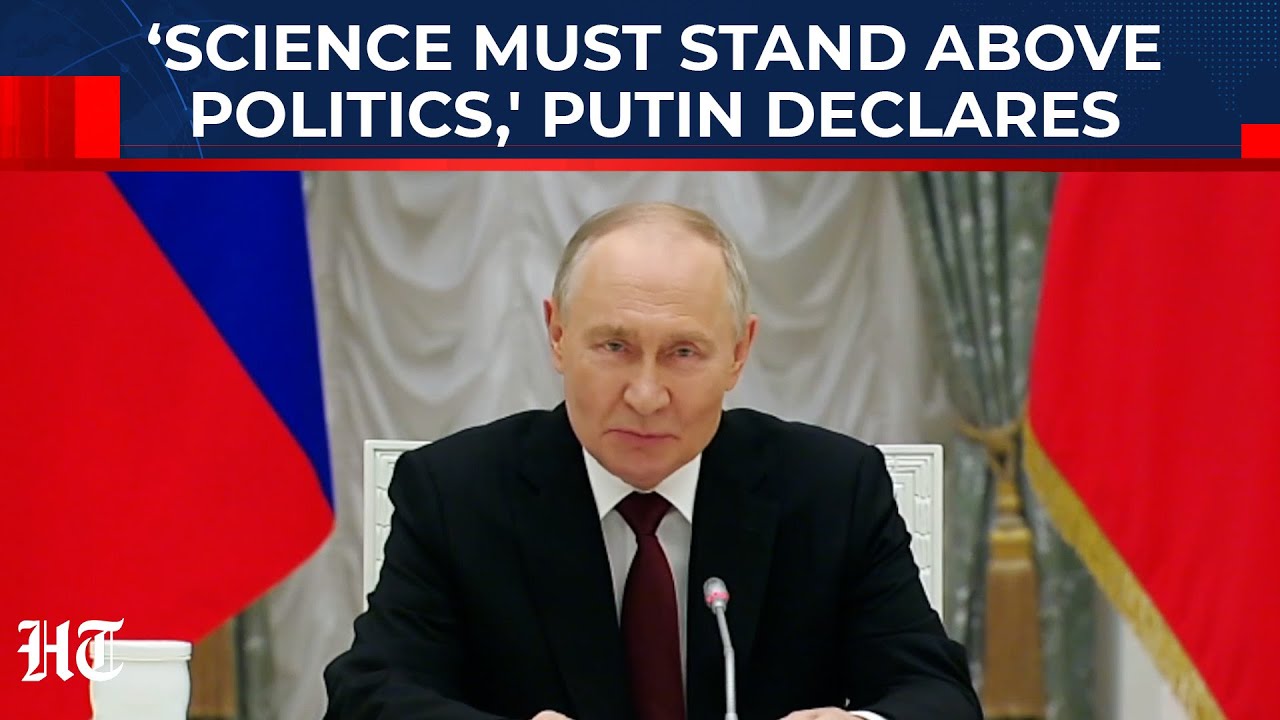 Putin Hosts Young Scientists, Attacks West Over Nuclear Proliferation, 'It Is Now An Open Secret...'