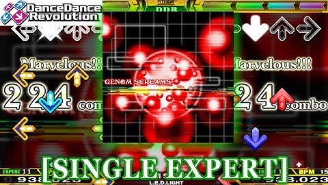 【DDR 2nd】 GENOM SCREAMS [SINGLE EXPERT] 譜面確認＋クラップ