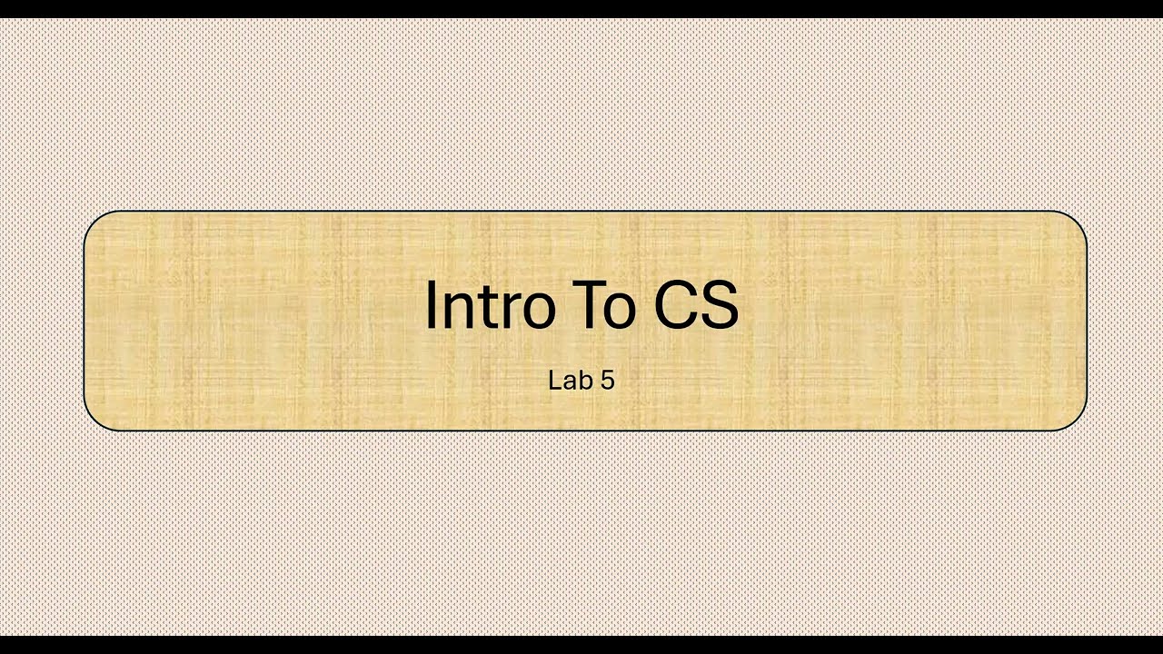 Lab 5 Intro To CS: Tricky Tracing Questions | If - else if Statements