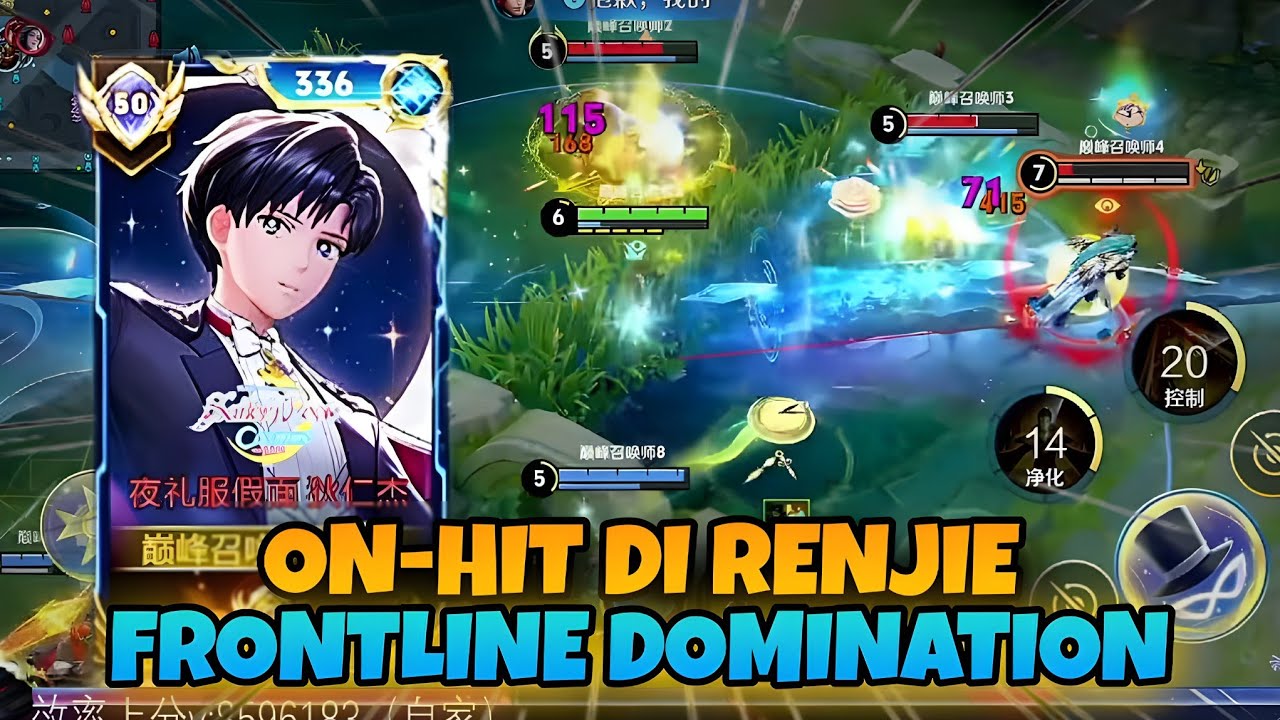 HIGH ELO DI RENJIE GOES FRONTLINE 🔥 37% DAMAGE ON-HIT BUILD DOMINATION | HONOR OF KINGS