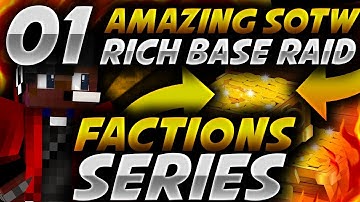 OVERCLAIMING A RICH FACTION! + BASEWORK | Minecraft FACTIONS Series #1 (NewLiberty Factions)