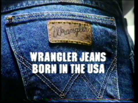 Under ~ afgår Opiate Wranglers Jeans - Presidential Born In The USA - TV Advert Commercial -  1980's - YouTube
