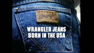 Wranglers Jeans - Presidential Born In The USA - TV Advert Commercial -  1980's - YouTube
