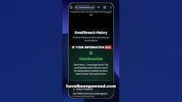 How To Check If Your Email And Data Has Been hacked #shorts