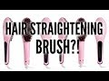 HAIR STRAIGHTENING BRUSH?! | REVIEW + DEMO
