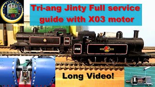 Triang Jinty Full service guide with X04 motor inc remag! Detailed study