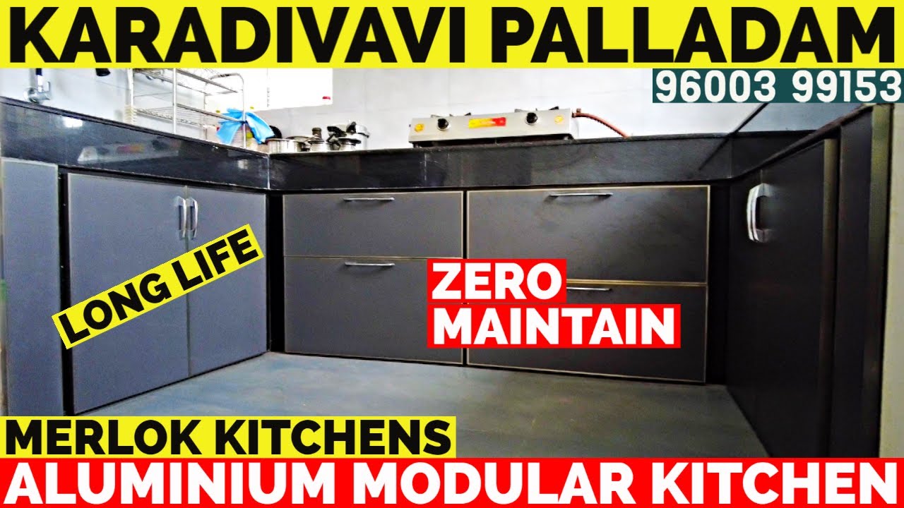 Aluminium Modular Kitchen Coimbatore Merlok Kitchens Rant 31 YouTube
