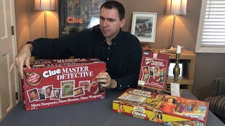 Clue Master Detective Board Game Remake - Unboxing, Review and Old vs. New Comparison. Expansion
