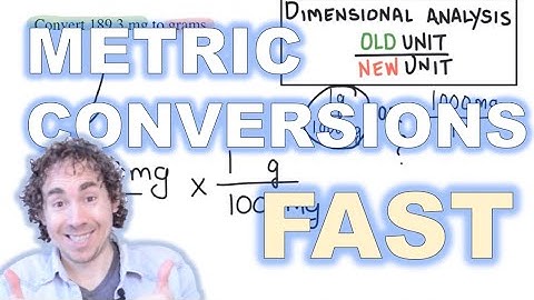 Metric Conversions with Dimensional Analysis  |  Chemistry Homework FAST