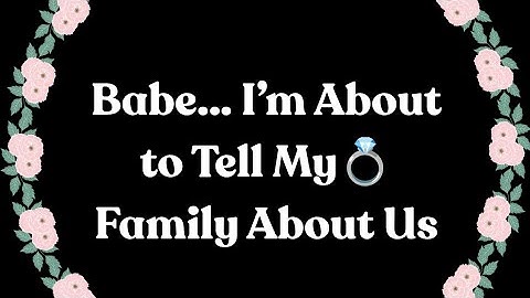 Wish Me Luck, Babe 💜 Today… I Make Us Official 💜 They’ll Know Your Name Today