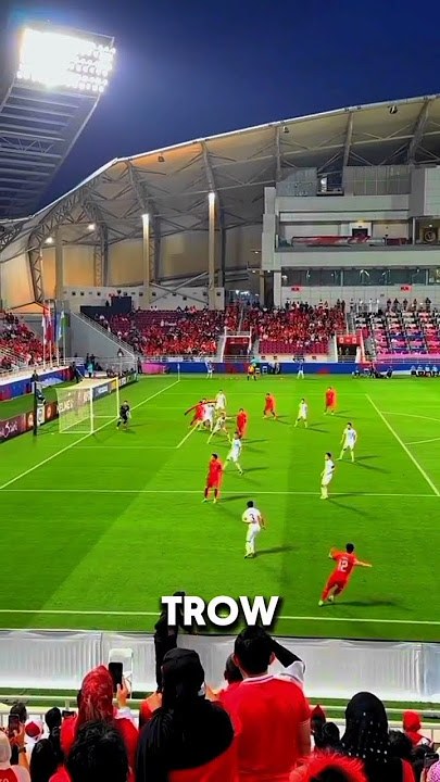 Gol Indonesia Apakah Offside? Mari kita Analisa dari cuplikan Video tribun penonton #soccer #fifa