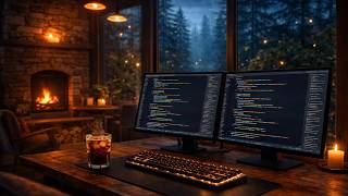 Cozy Forest Cafe Coding ☕ Deep Focus Lofi for Programming & Study