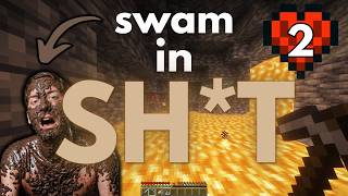 yapping about the STUPIDEST porta-potty diver while playing Hardcore Minecraft