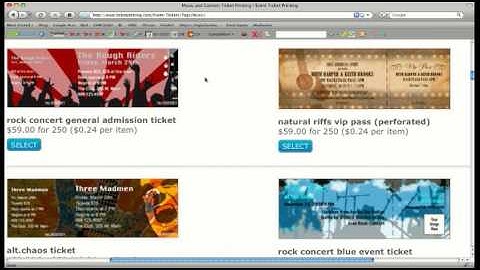 Event Tickets From TicketPrinting.com