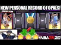 WE PULLED A NEW RECORD AMOUNT OF GALAXY OPALS WITH THE NEW PACKS IN NBA 2K20 MYTEAM PACK OPENING