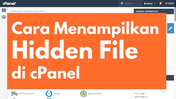Cara Menampilkan Hidden File di File Manager cPanel