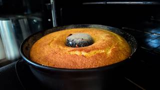 BOLO DE FUBÁ COM LARANJA E AVEIA: Super Fofinho, Sem Glúten e Sem Lactose