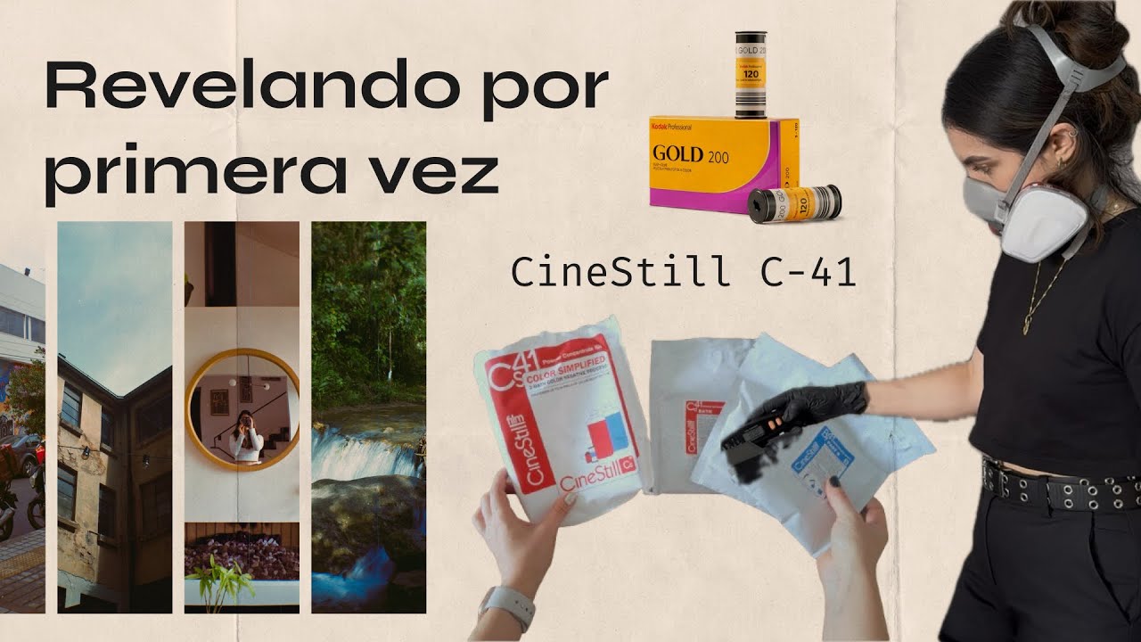 Mi primera vez revelando en casa 📷✨ Kit C-41 de CineStill 🧪 | Kodak Gold + Agfa Synchro Box