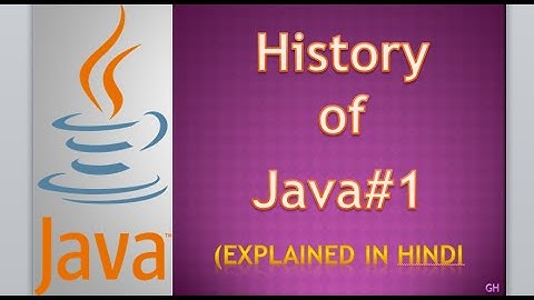 History of java || what is java || (In Hindi)