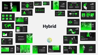 Dark Green Free Powerpoint Template