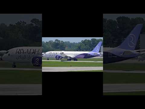 First Riyadh Air Boeing 787-9 Delivery Takeoff #boeing #boeing787 #riyadhair #charleston #aviation