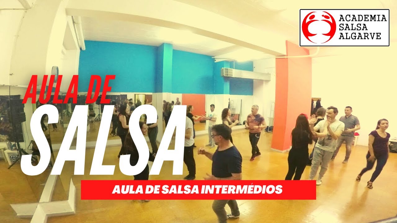 Aula de Salsa Salsa lesson Academia de Salsa do Algarve YouTube