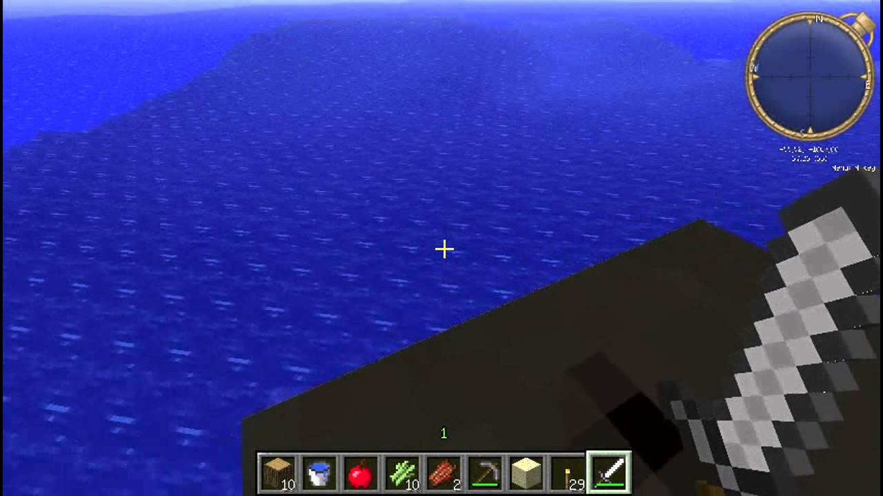 Minecraft Mode Atmos - Baleines, phoque, piranhas - YouTube