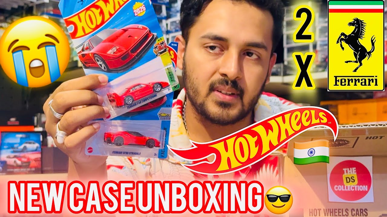 Hot Wheels India - New case with 2 Ferrari✅ But... Not even a single...😳🙈