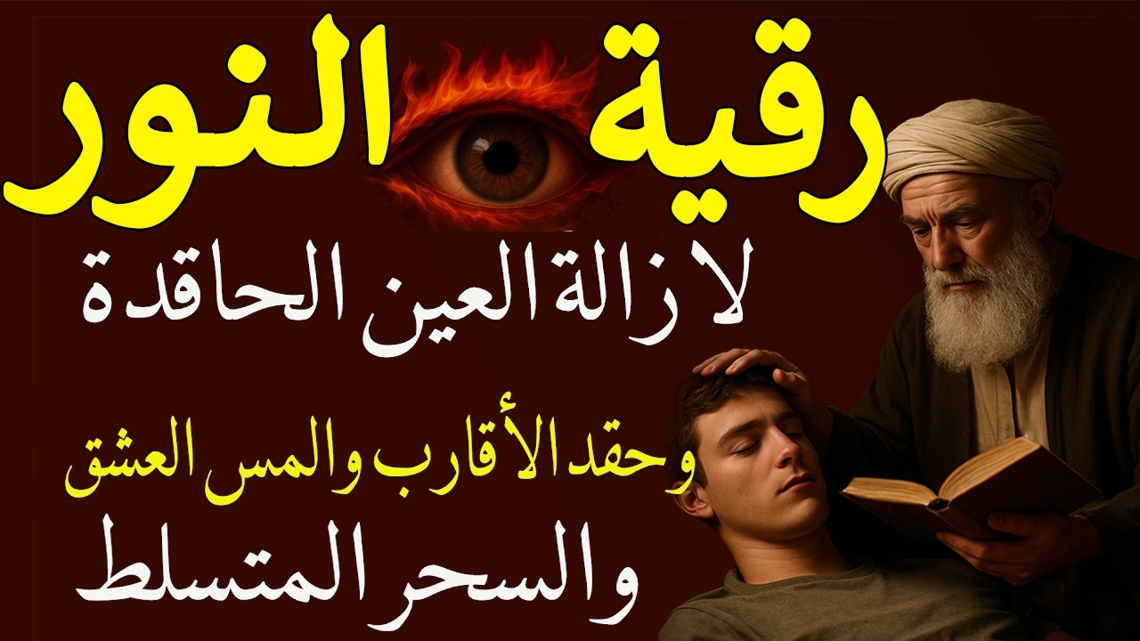 رقية النور لإزالة العين الشريرة والحاقدة وحسد الأقارب والجيران والأعراض والأمراض وصر