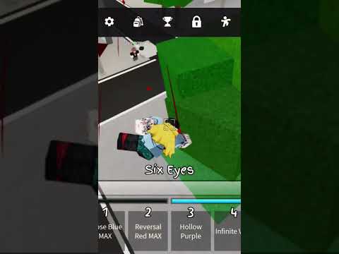 bro died to his own attack #roblox #jjkgame #fyp