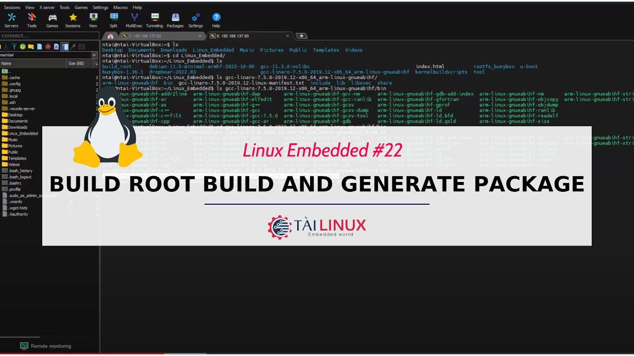 Linux Embedded #22 Build Root build and generate package - YouTube