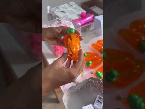 Caixinha de papelaria com tema PÁSCOA 🥕🐰😍