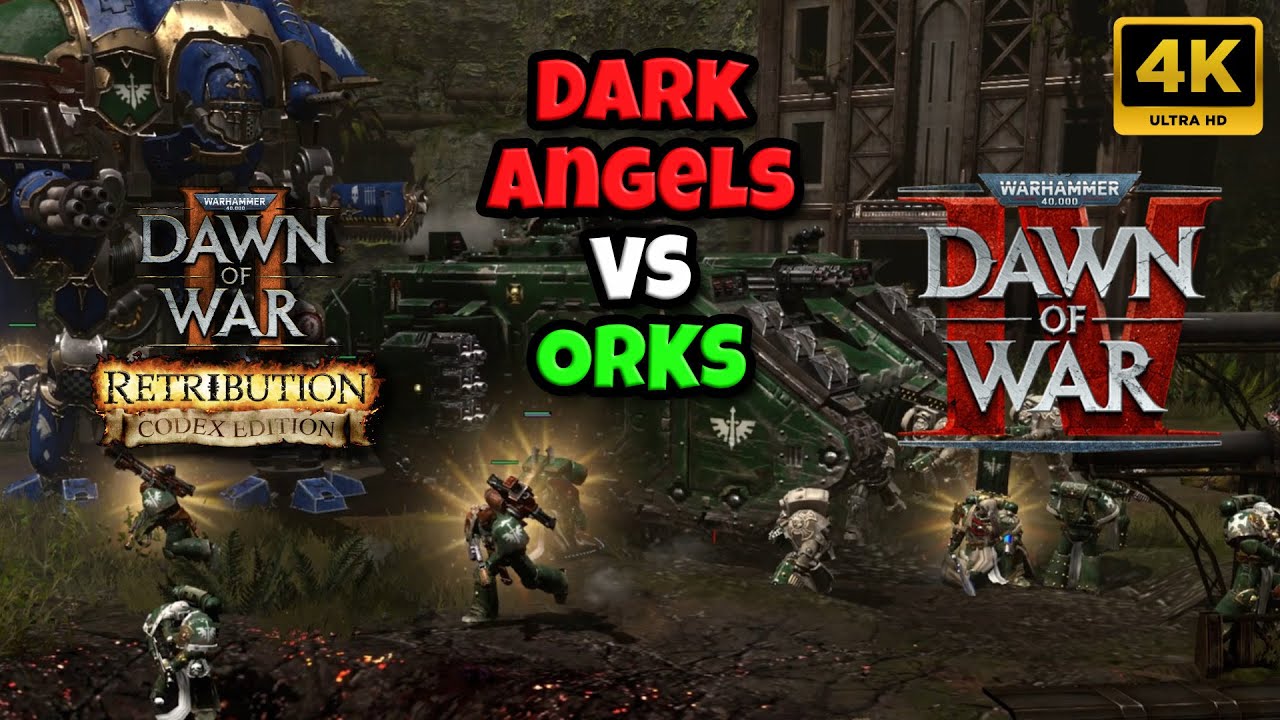 Темные Ангелы против Фрибутеров – динамичный геймплей DoW II Codex. Взгляд на DoW 4? 