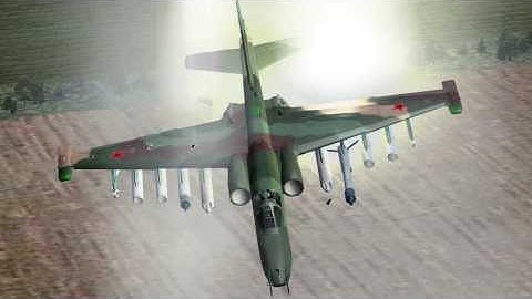 Su-25 Strafing