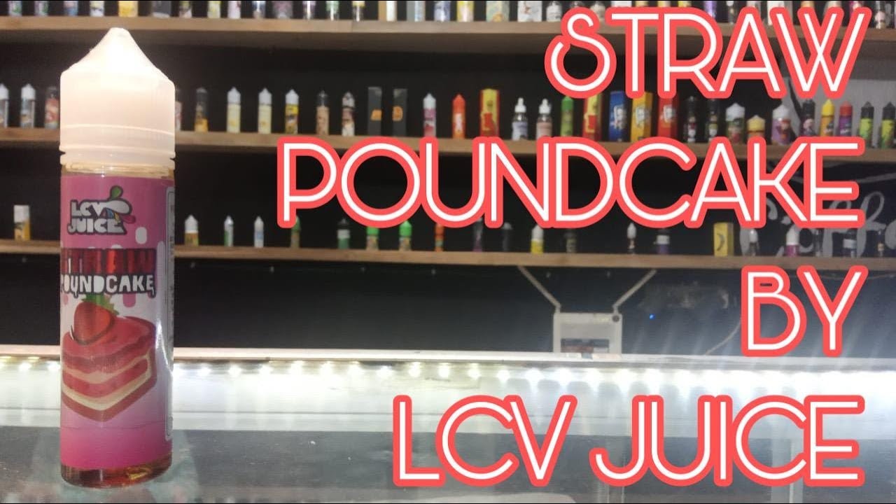 STRAW POUNCAKE BY  LCV JUICE  - PRJ VAPE STORE REVIEW LIIQUID
