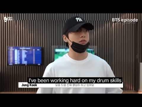 Jungkook Is Working Hard On His Drum Skills!!! 🥁