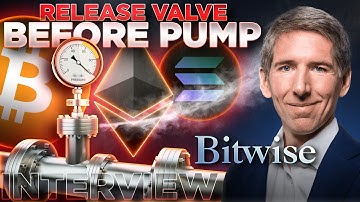 Crypto-druk vrijgegeven voor rally🚀Matt Hougan Bitwise INTERVIEW