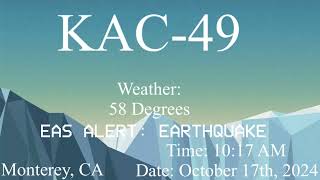 EAS Scenario #9: What If There Was An Earthquake At October 17th (FAKE)